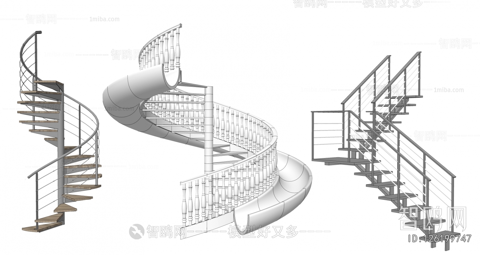 Modern Rotating Staircase