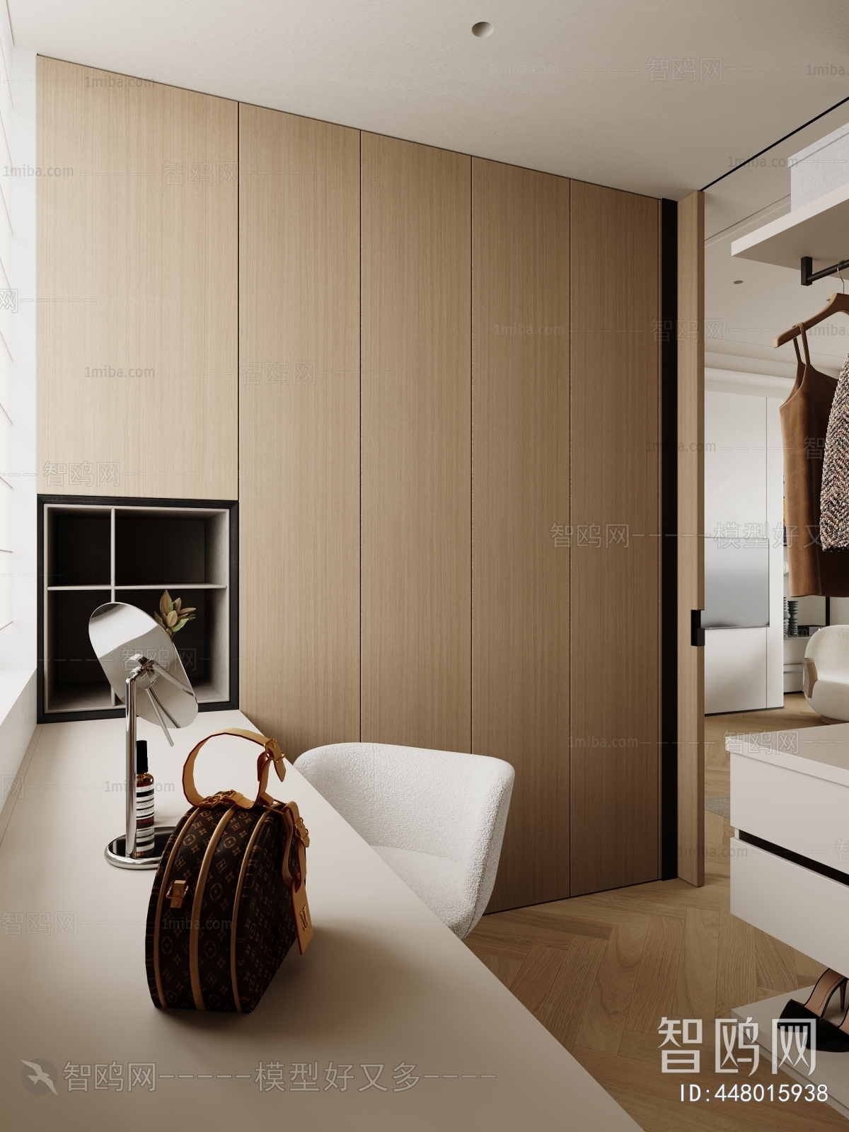 Modern Clothes Storage Area