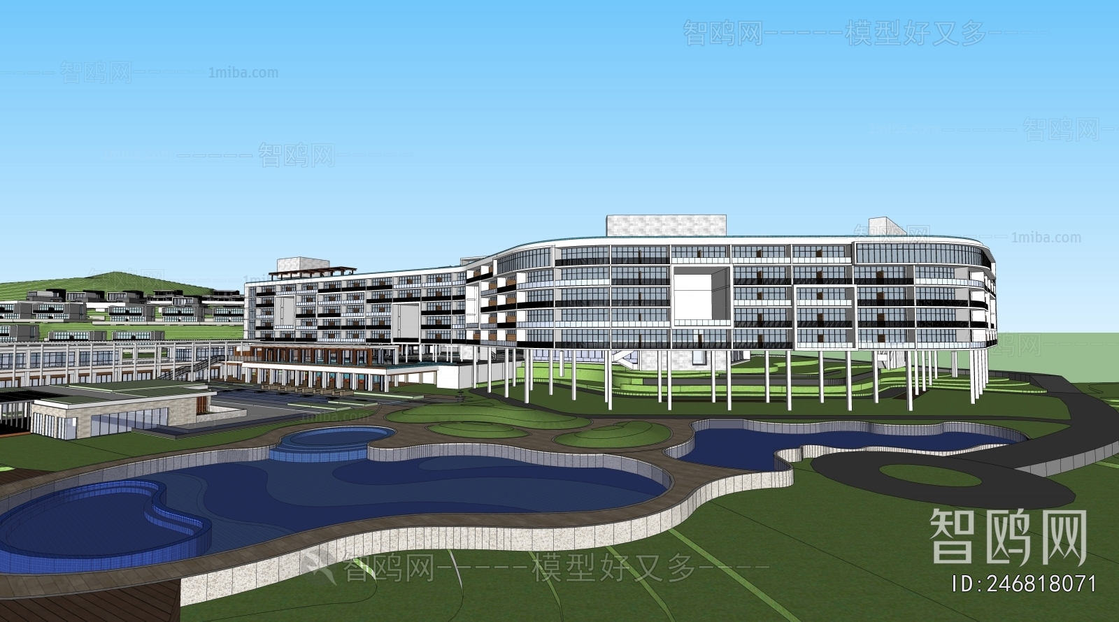 Modern Appearance Of Commercial Building