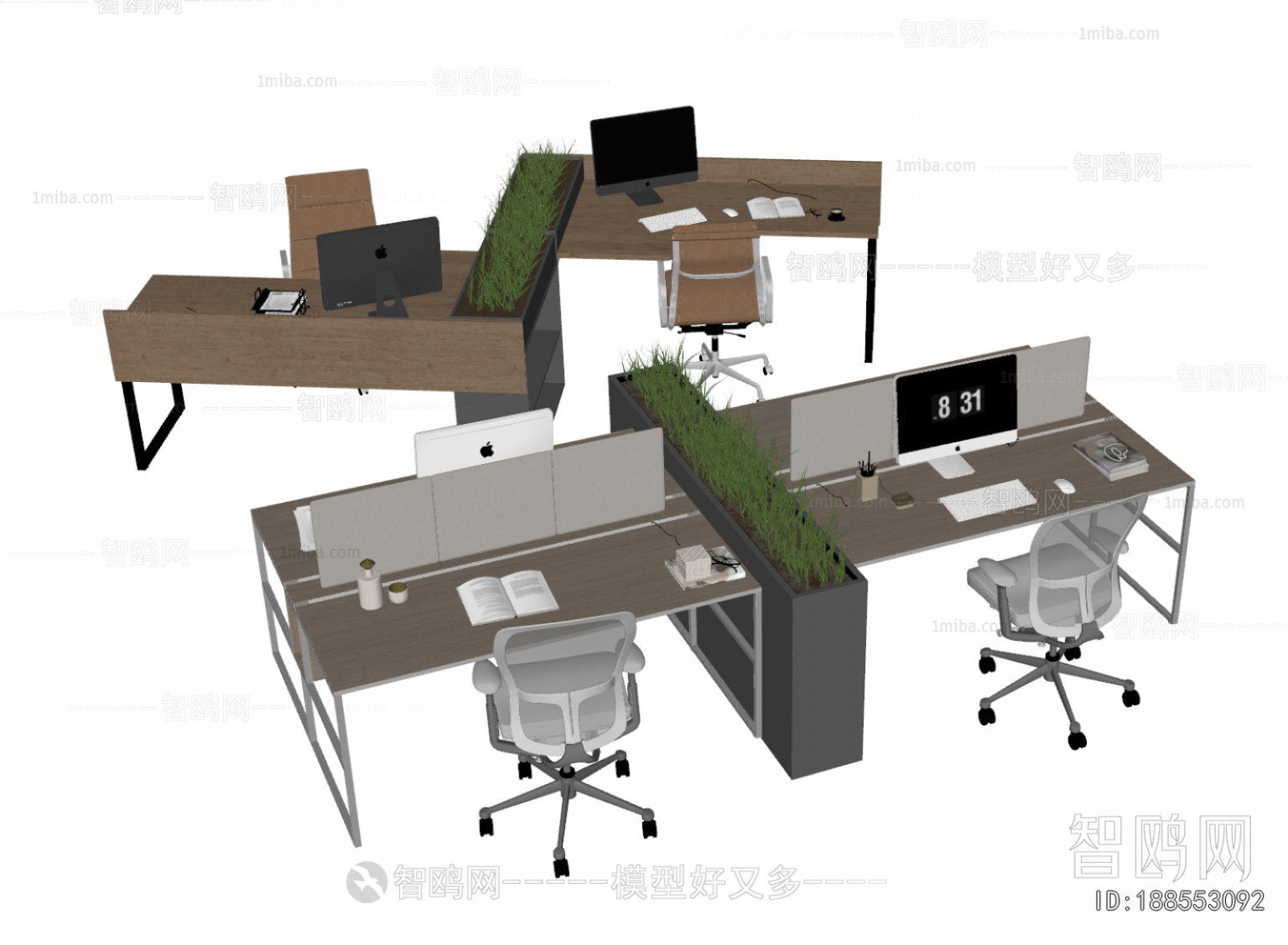 Modern Office Desk And Chair