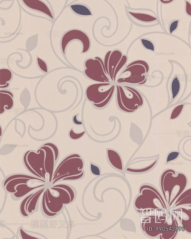 Animal And Plant Pattern Wallpaper