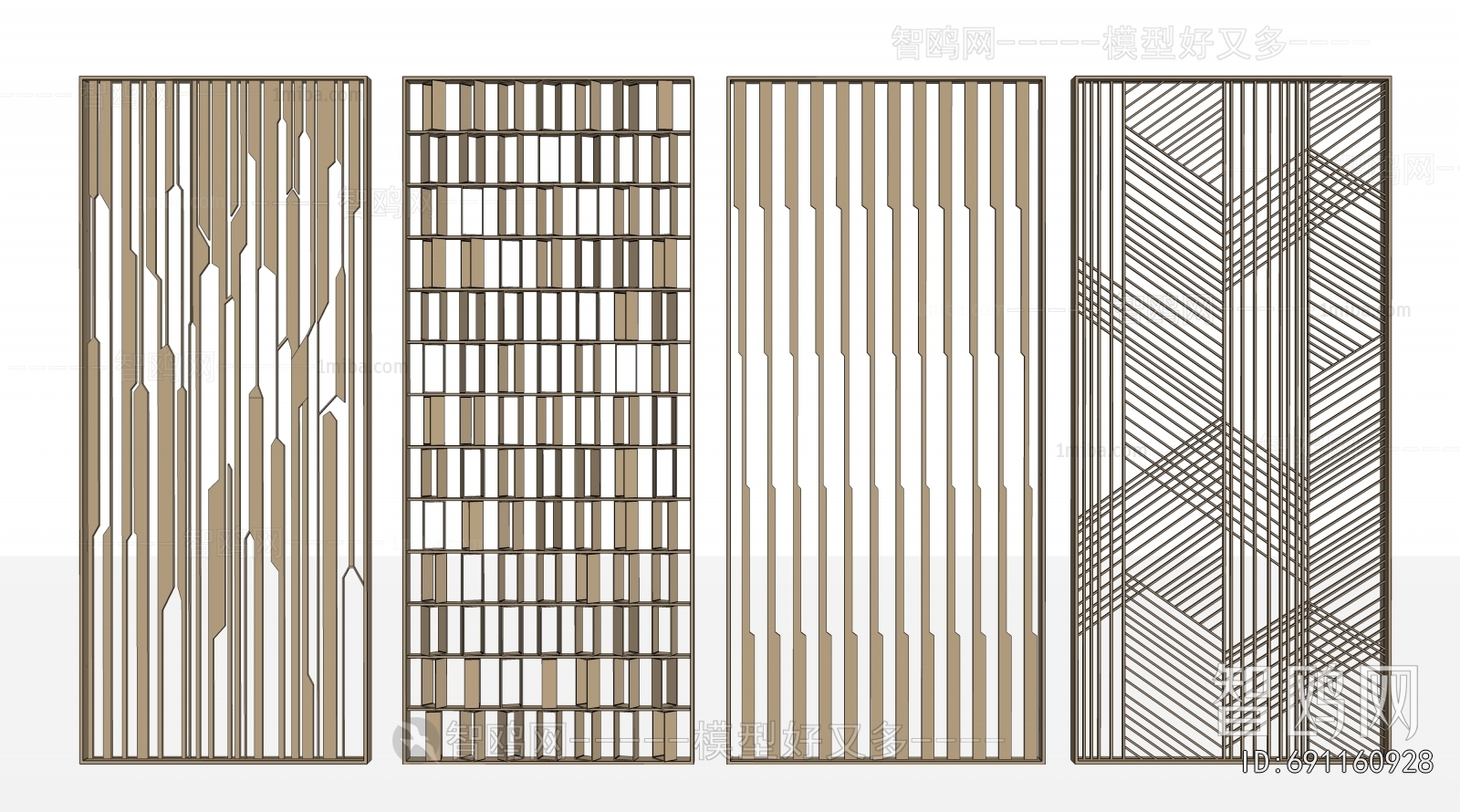 Modern Metal Screen Partition