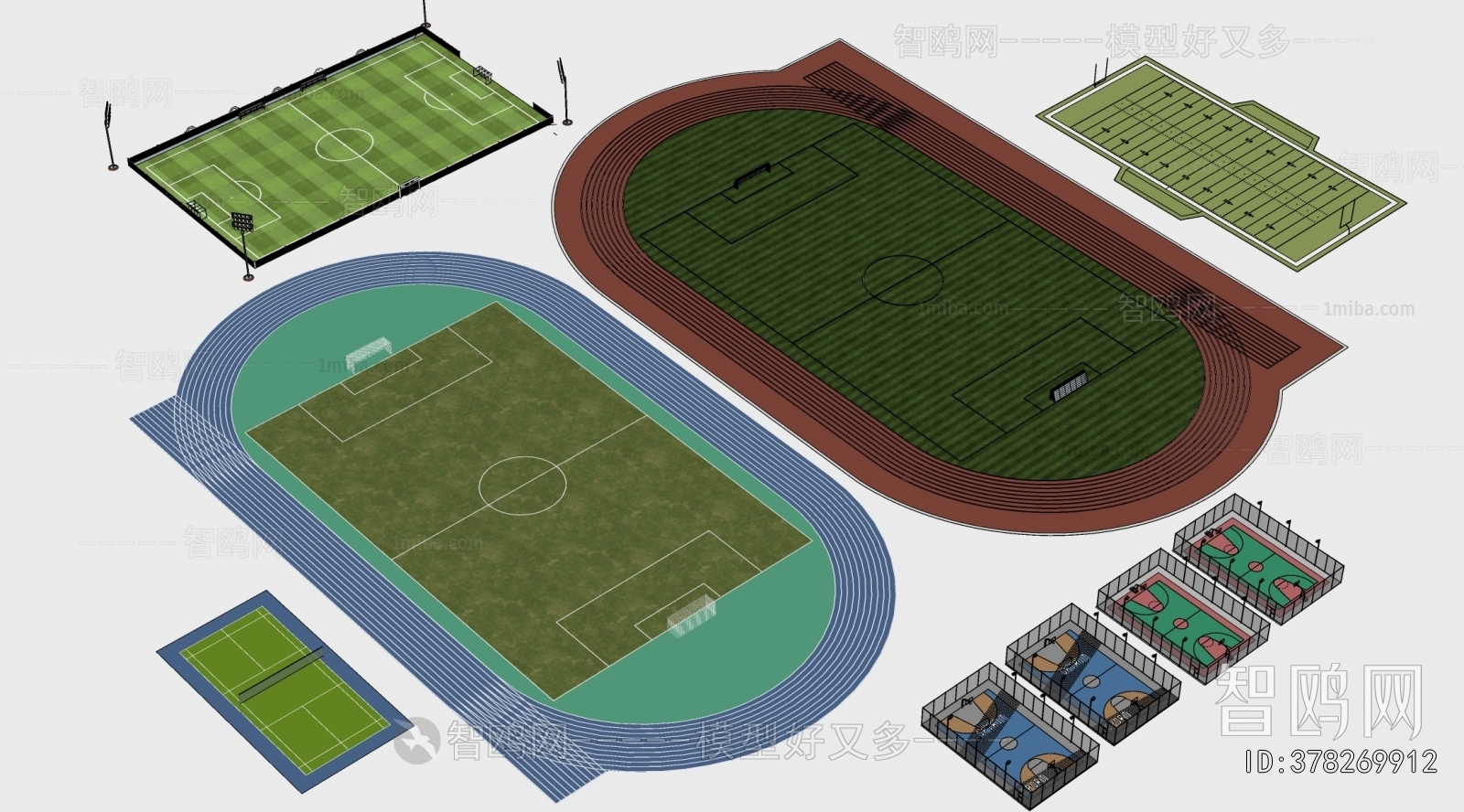 Modern Outdoor Sports Stadium