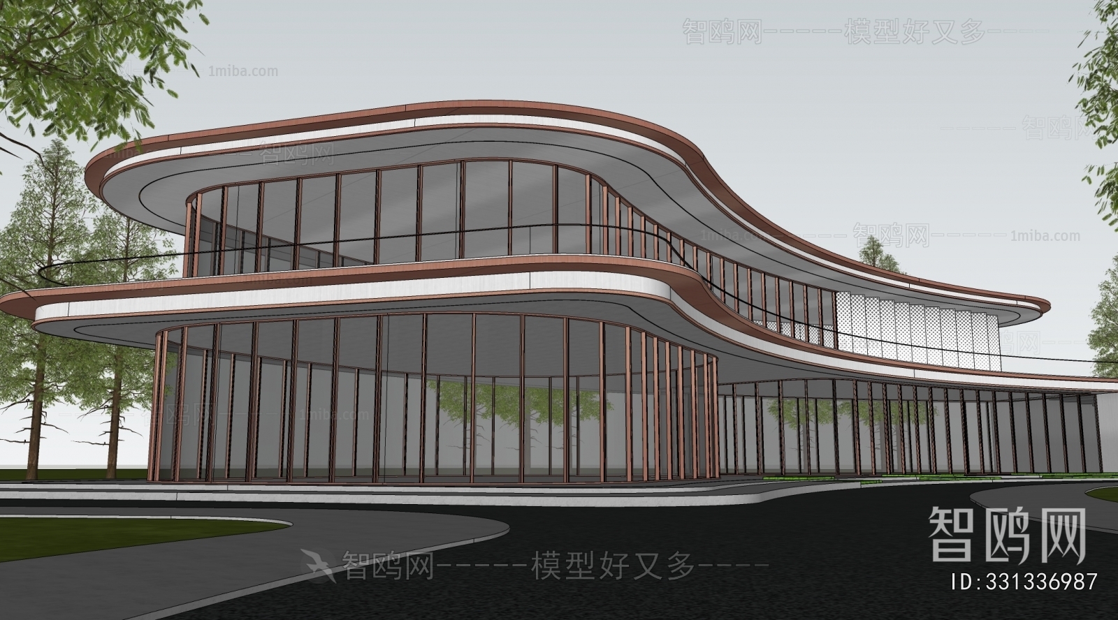 Modern Appearance Of Commercial Building