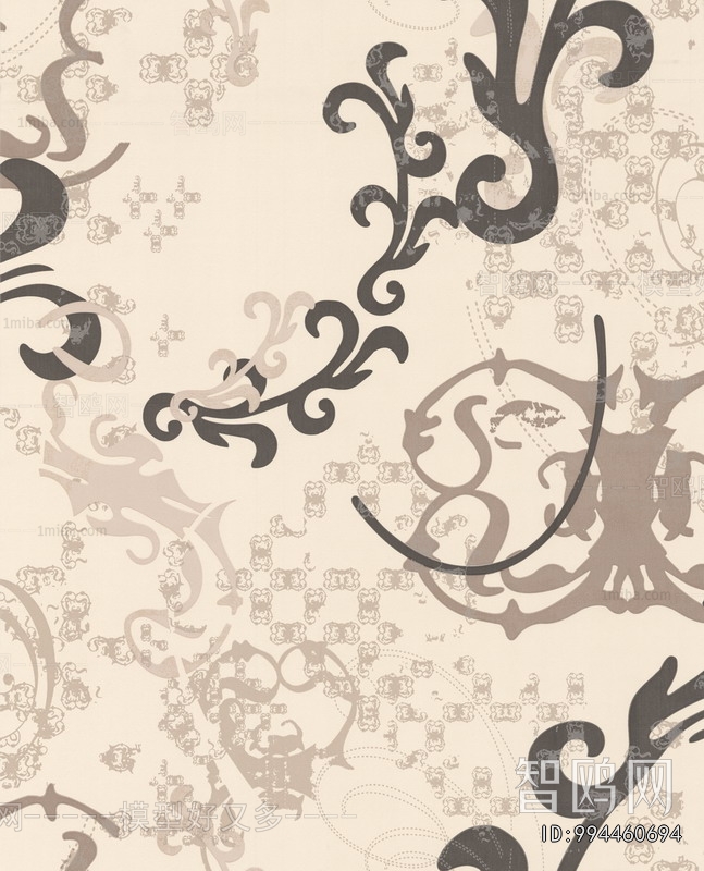 Animal And Plant Pattern Wallpaper