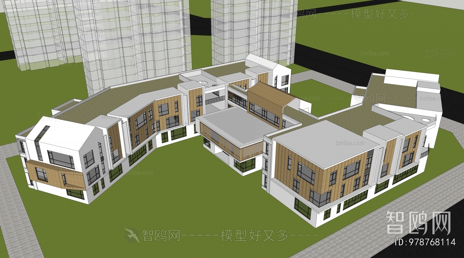 Modern School Building