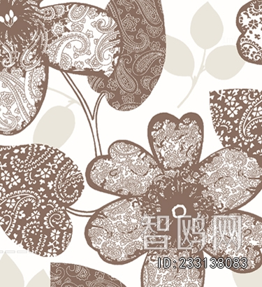 Animal And Plant Pattern Wallpaper