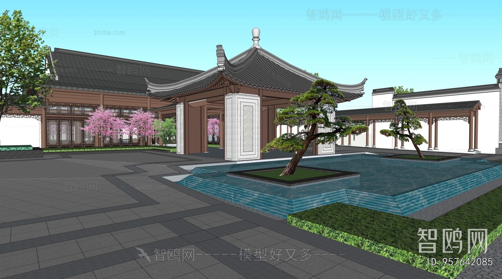 Chinese Style Residential Building