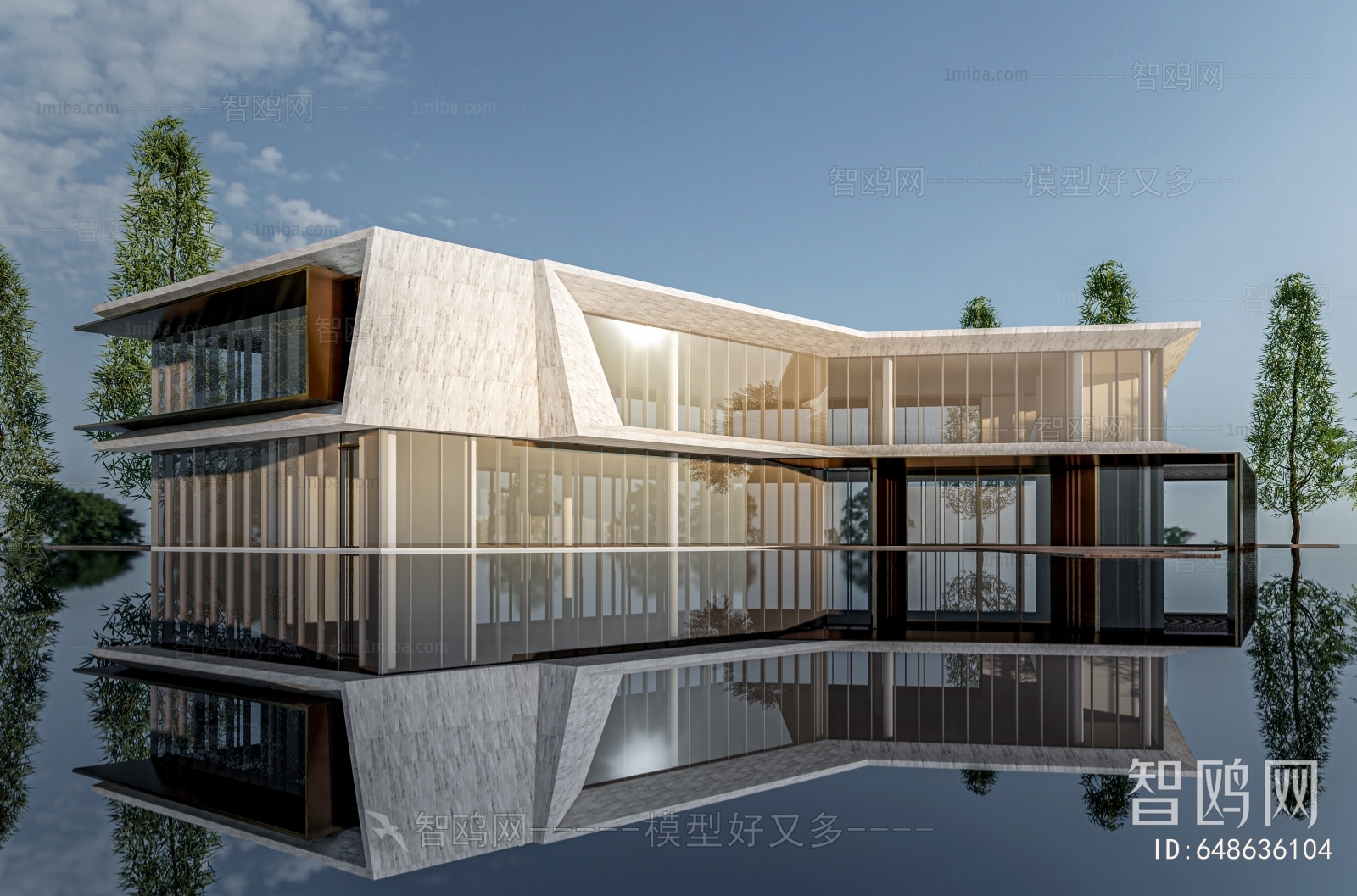 Modern Appearance Of Commercial Building