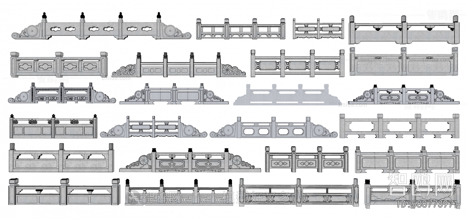 New Chinese Style Guardrail