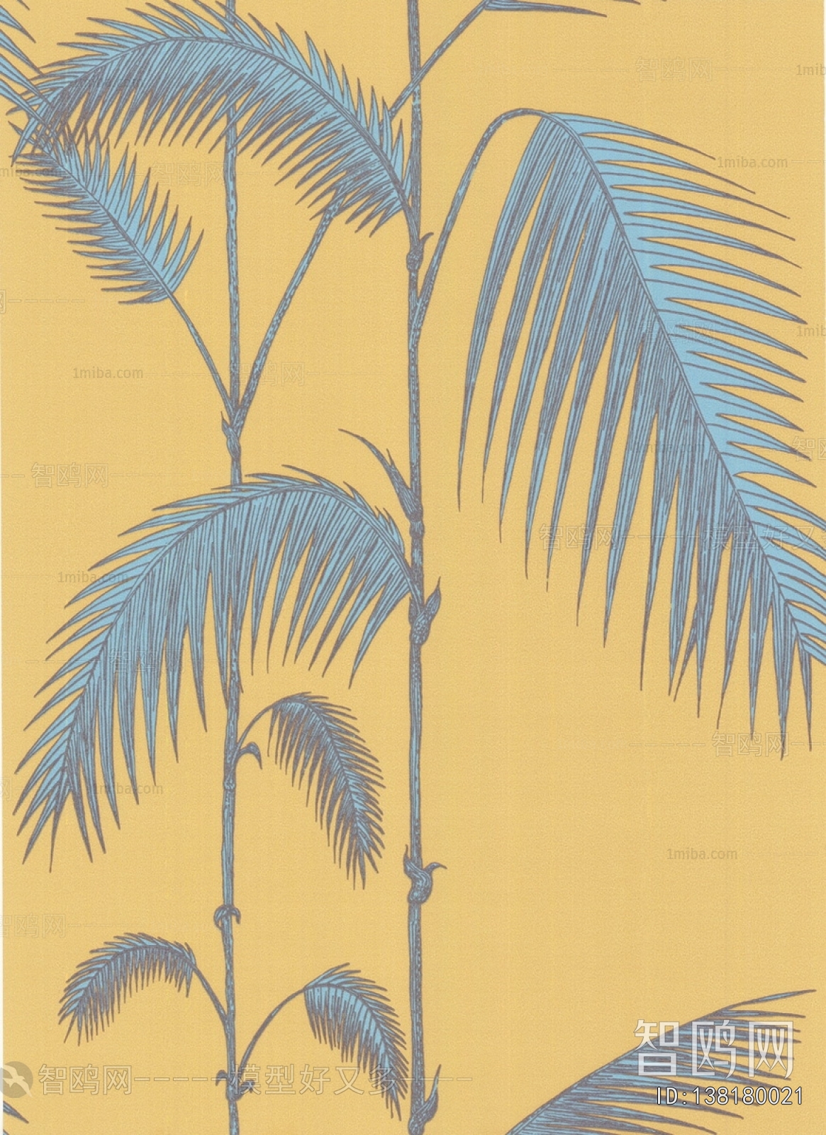 Animal And Plant Pattern Wallpaper