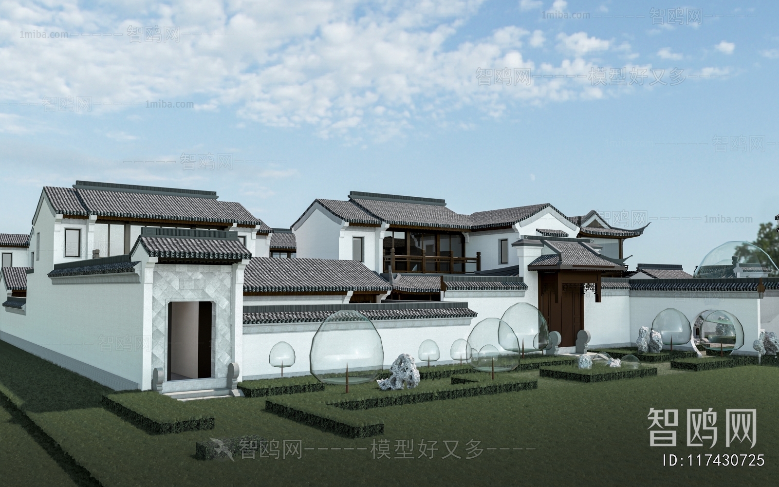 Chinese Style Residential Building