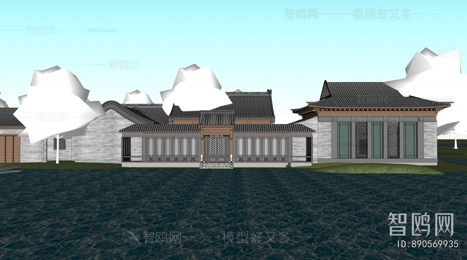 Chinese Style Facade Element