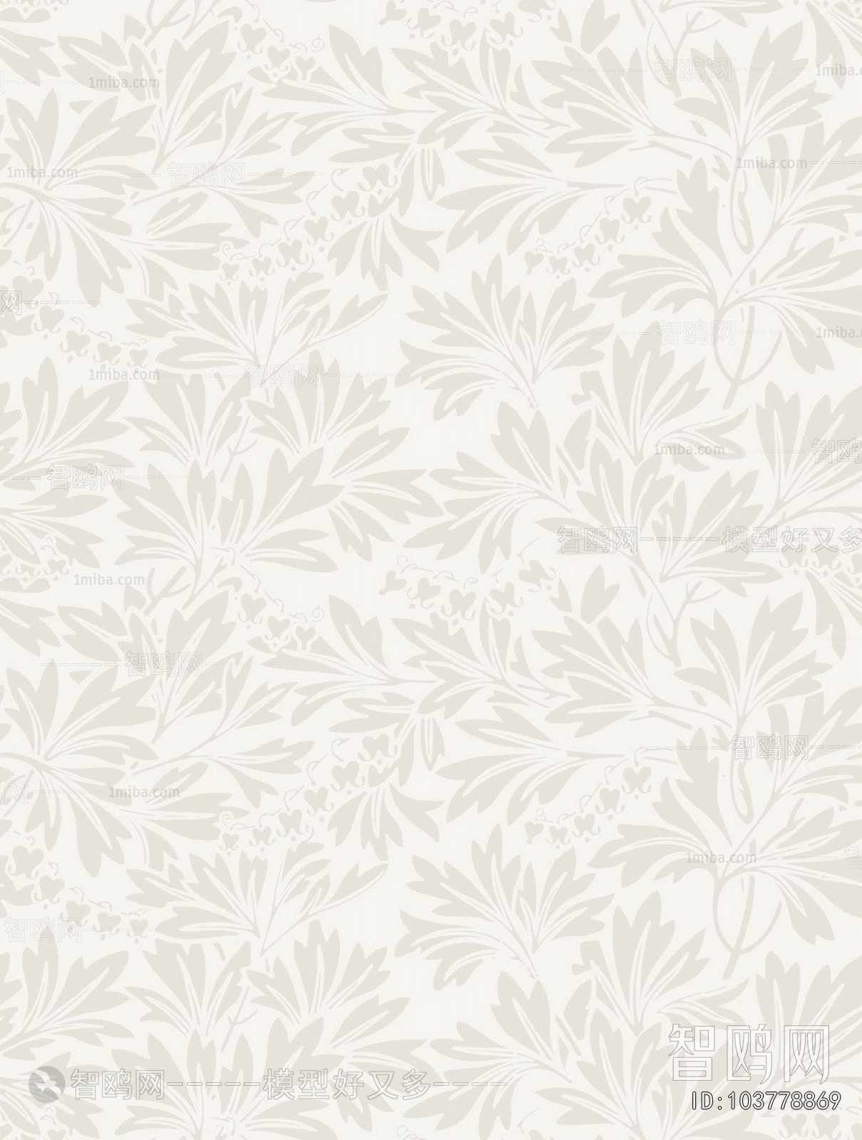 Animal And Plant Pattern Wallpaper