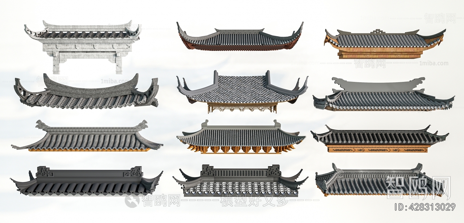 Chinese Style Building Component