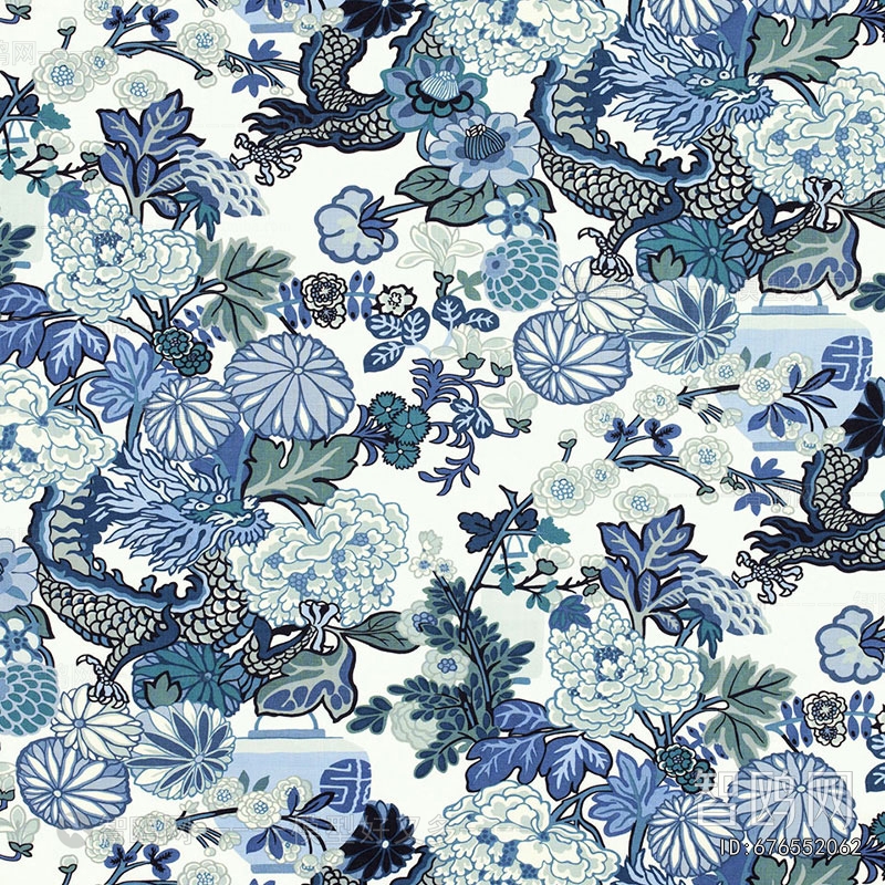 Animal And Plant Pattern Wallpaper