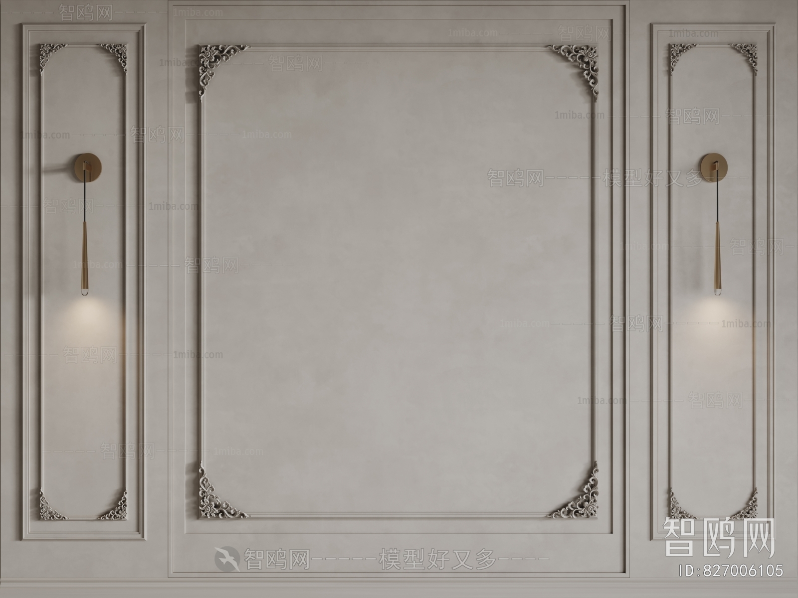 French Style TV Wall