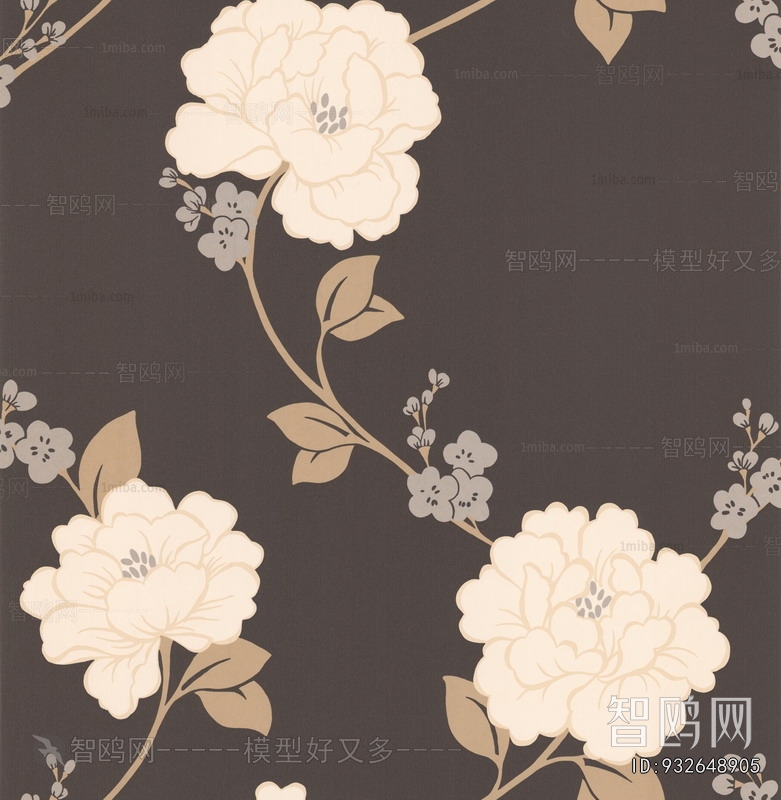 Animal And Plant Pattern Wallpaper