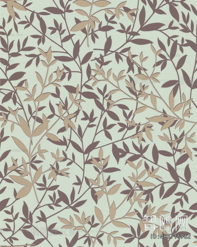 Animal And Plant Pattern Wallpaper