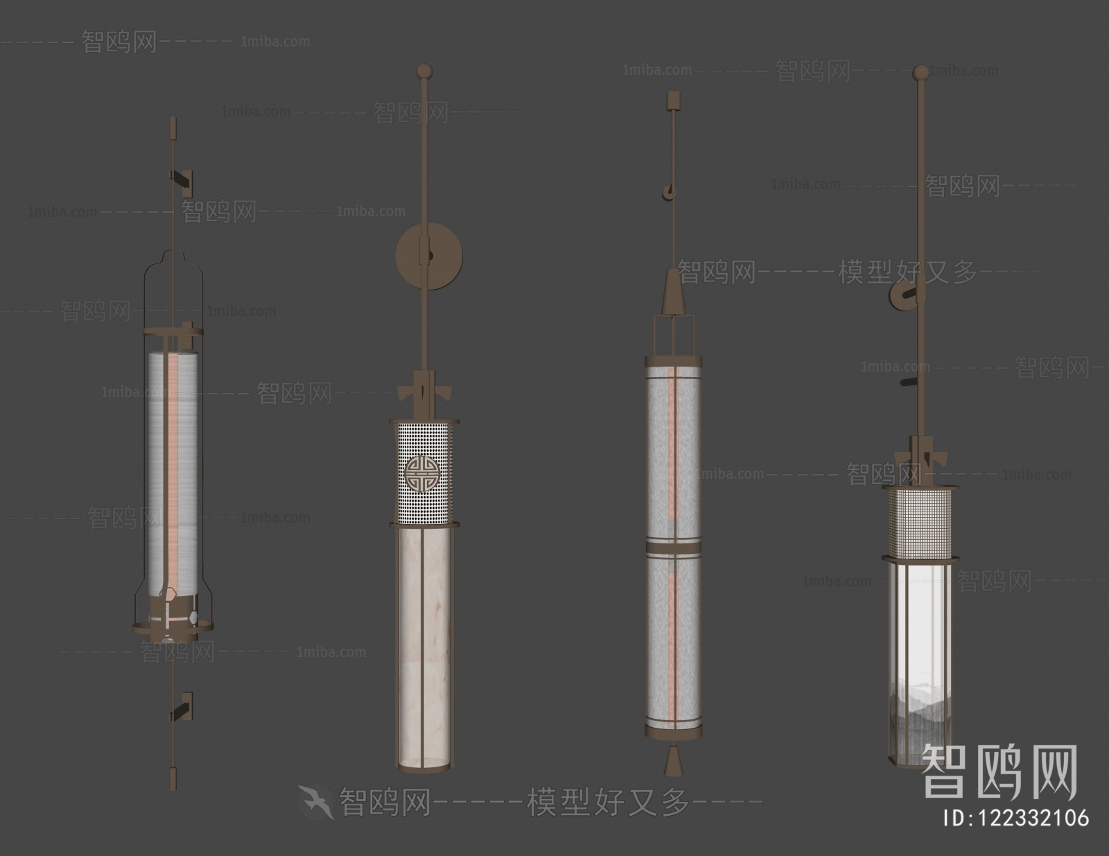 New Chinese Style Wall Lamp