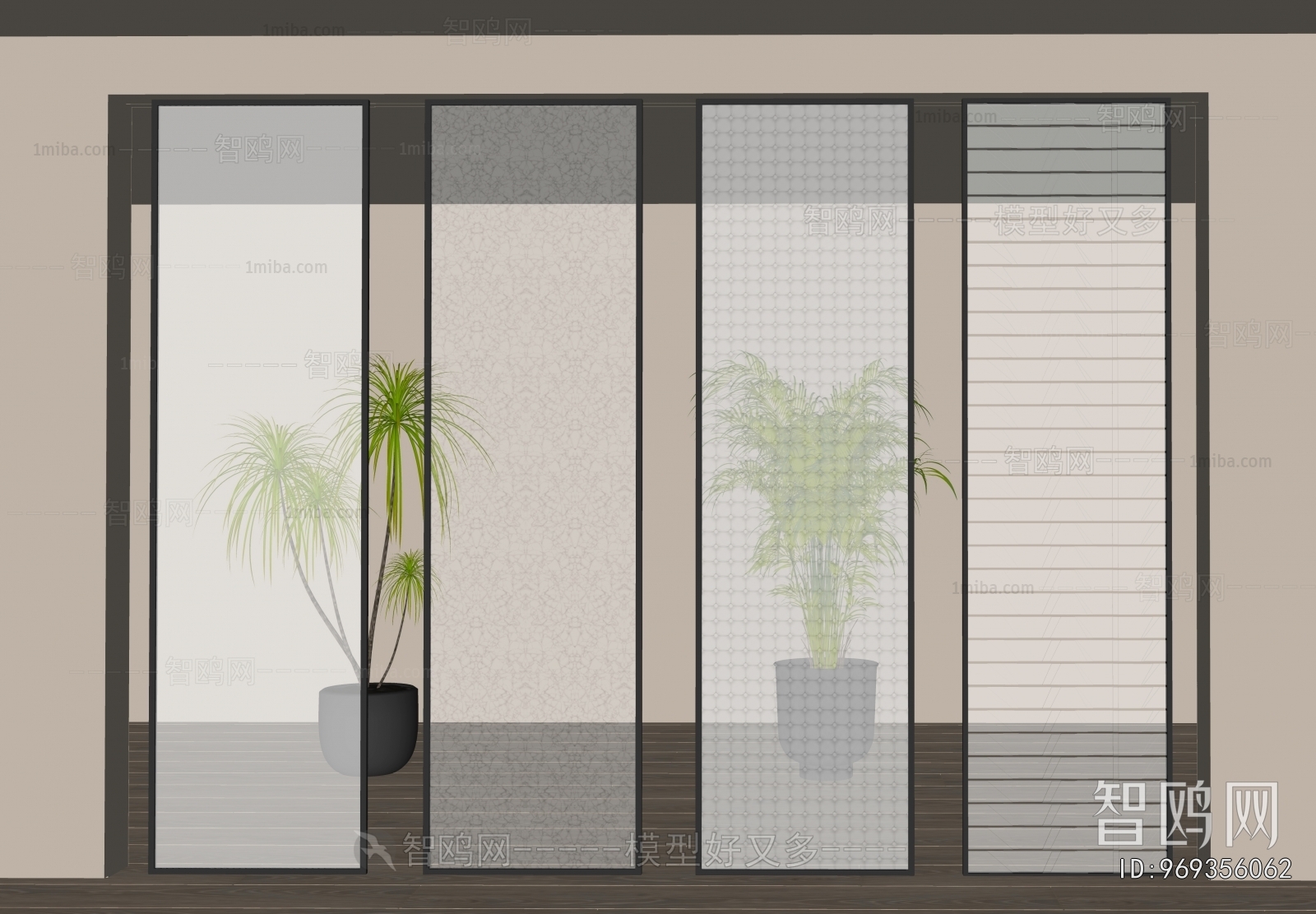 Modern Glass Screen Partition
