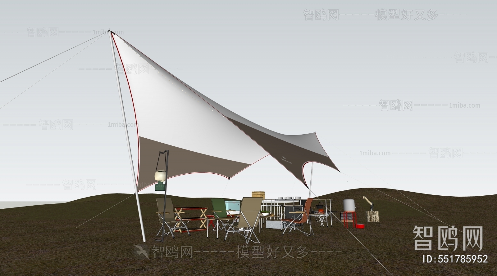 Modern Park Landscape