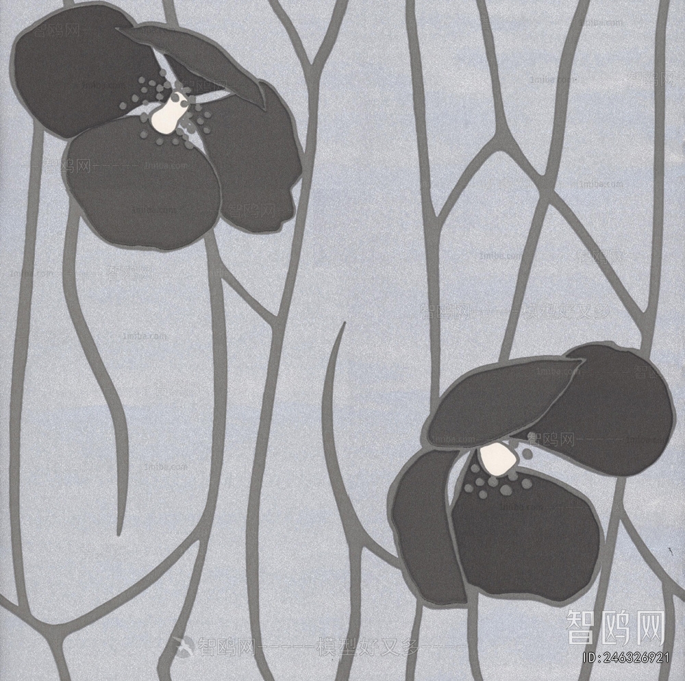 Animal And Plant Pattern Wallpaper