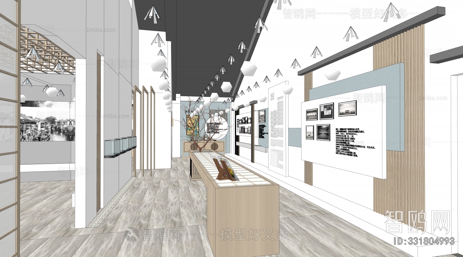 New Chinese Style Exhibition Hall