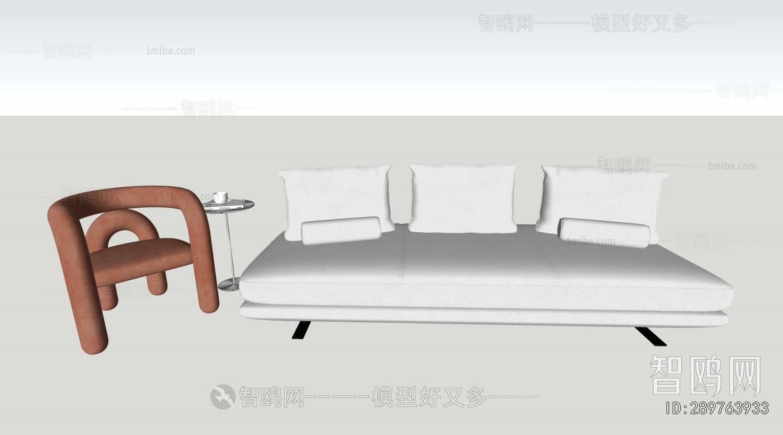 Modern Three-seat Sofa