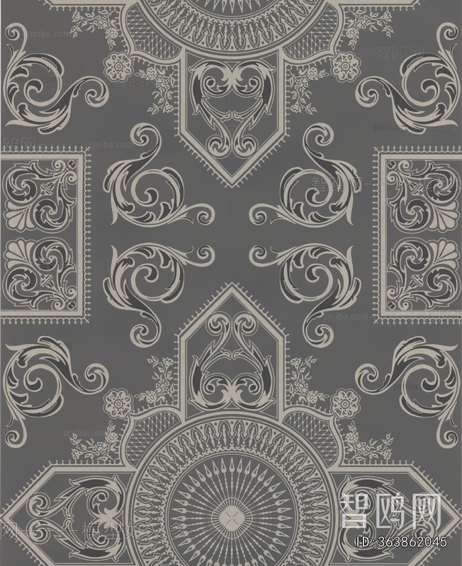 Animal And Plant Pattern Wallpaper