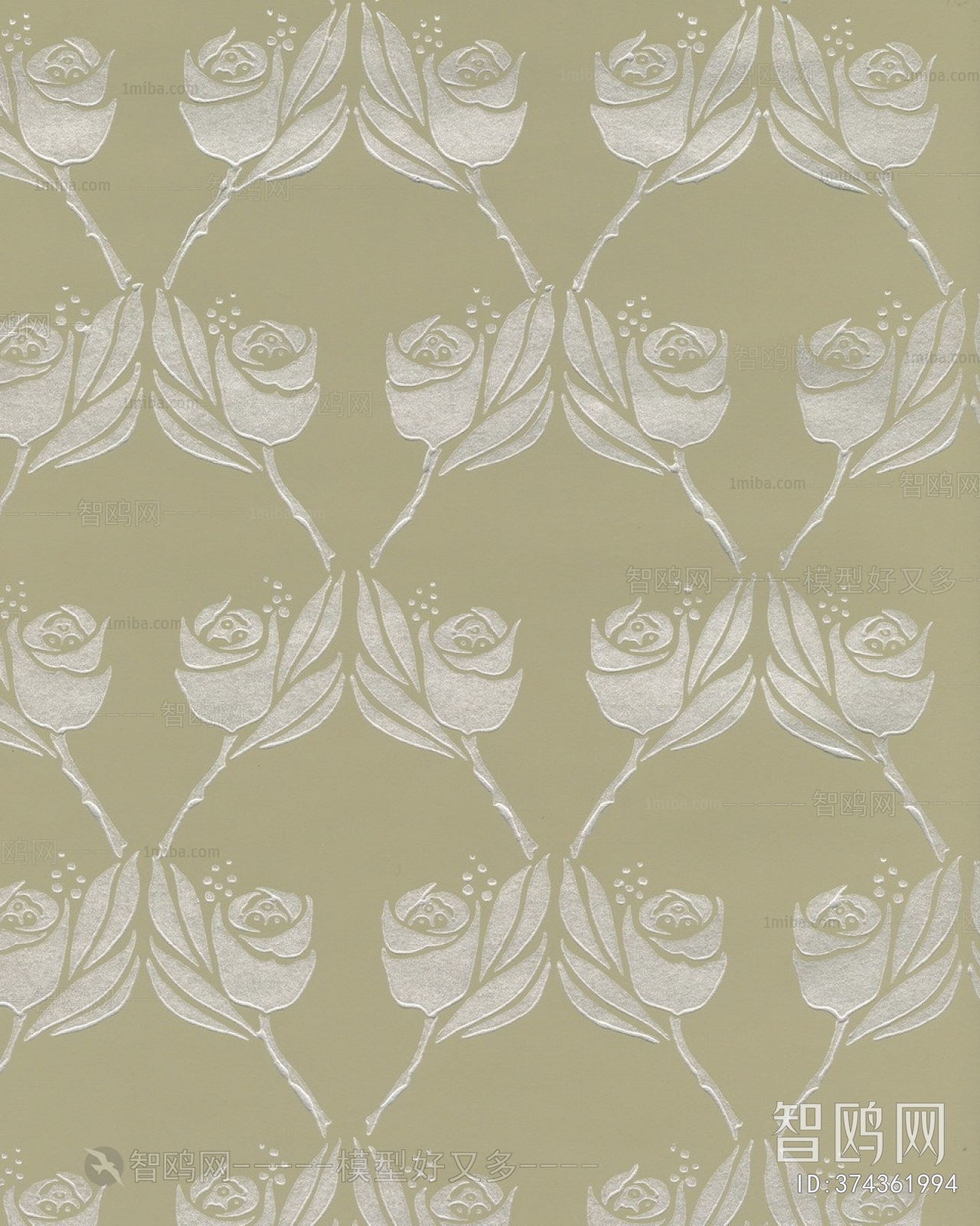 Animal And Plant Pattern Wallpaper