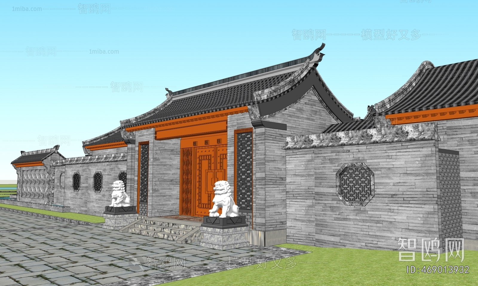 Chinese Style Facade Element
