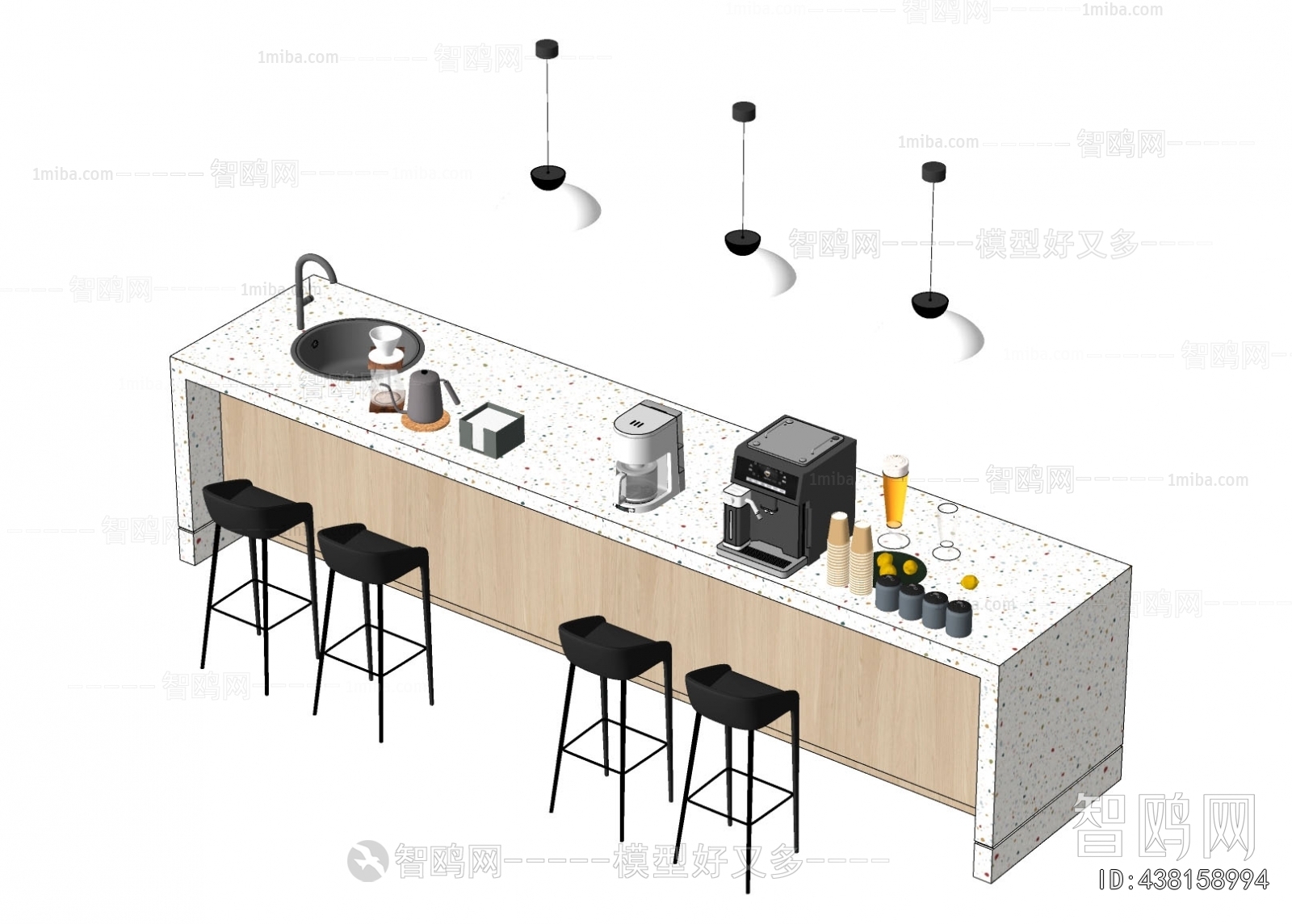 Modern Counter Bar