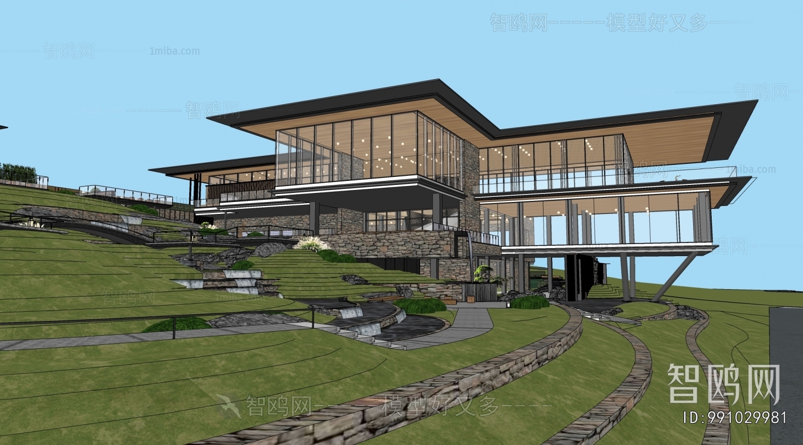 Modern Appearance Of Commercial Building