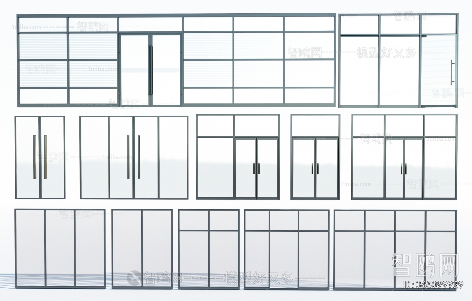 Modern Glass Screen Partition