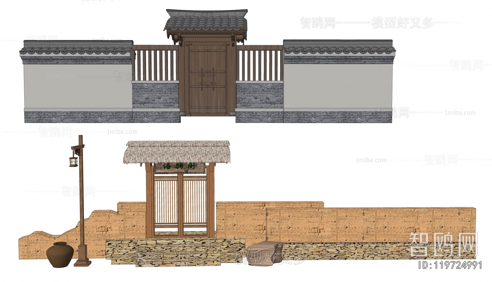 Chinese Style Facade Element