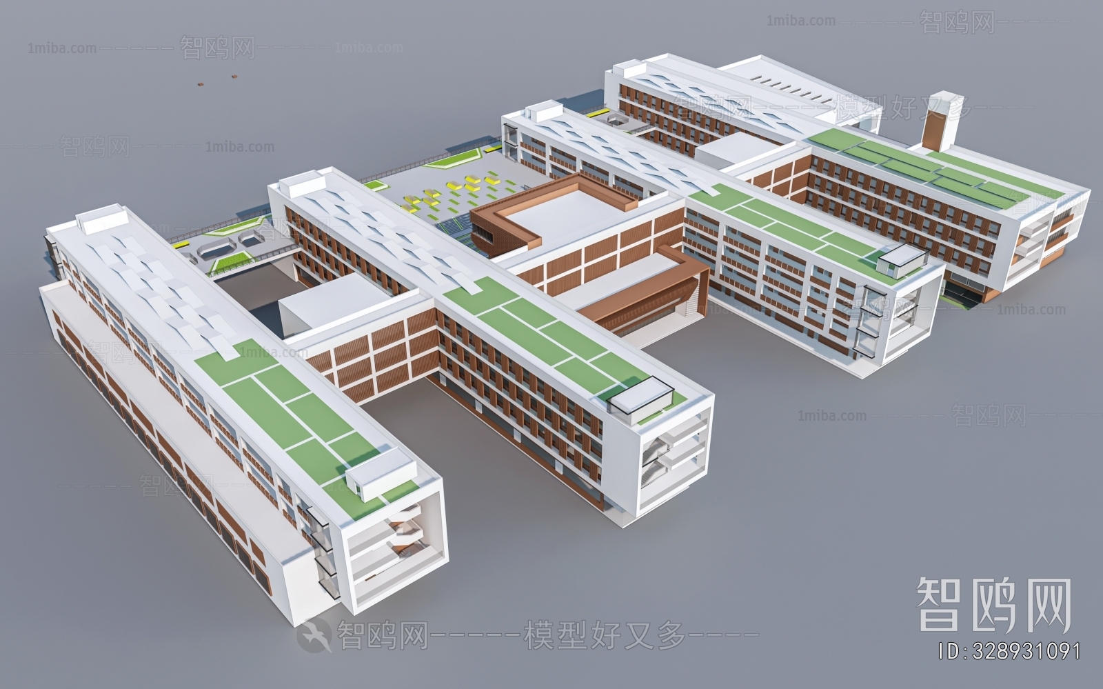 Modern School Building