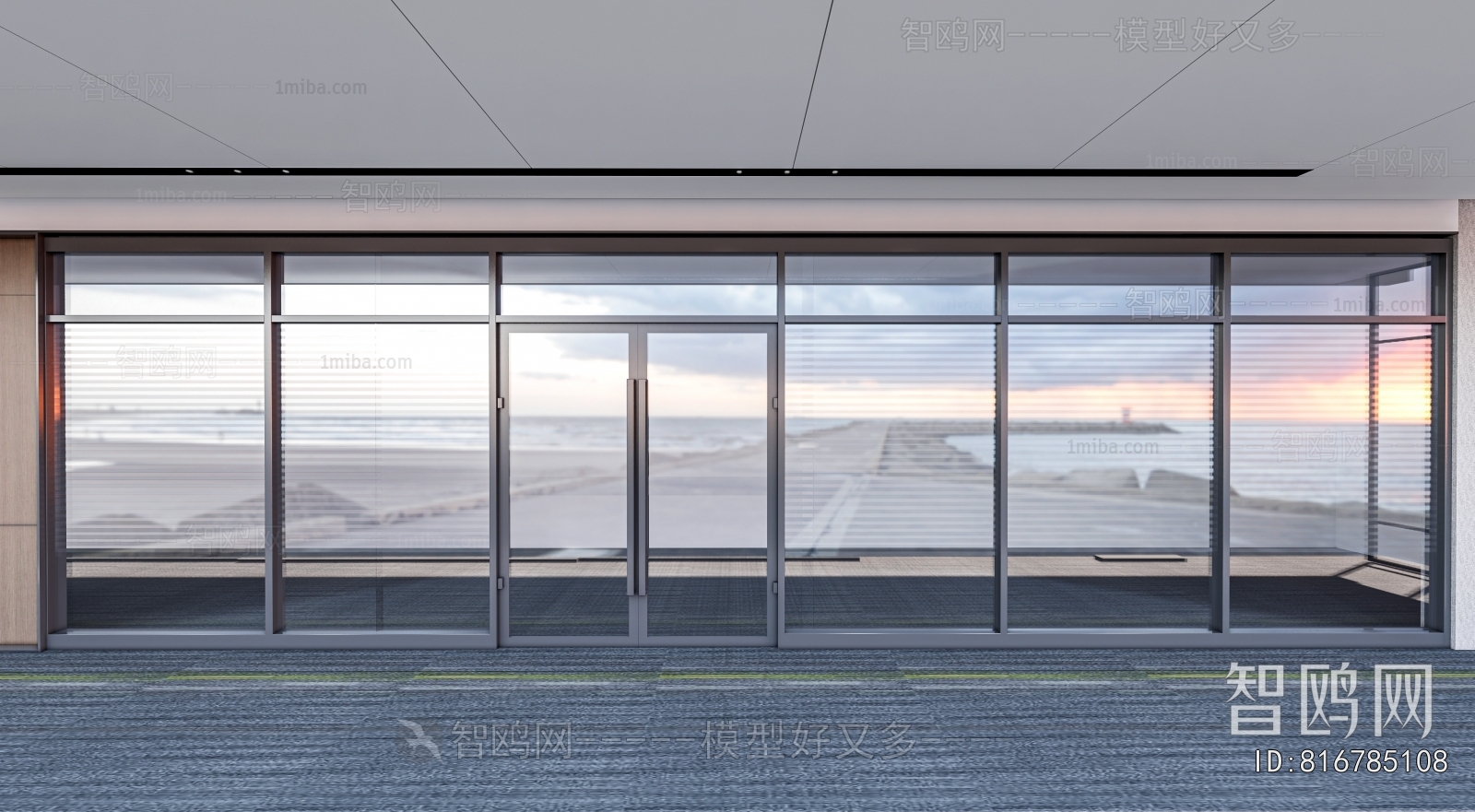 Modern Glass Screen Partition