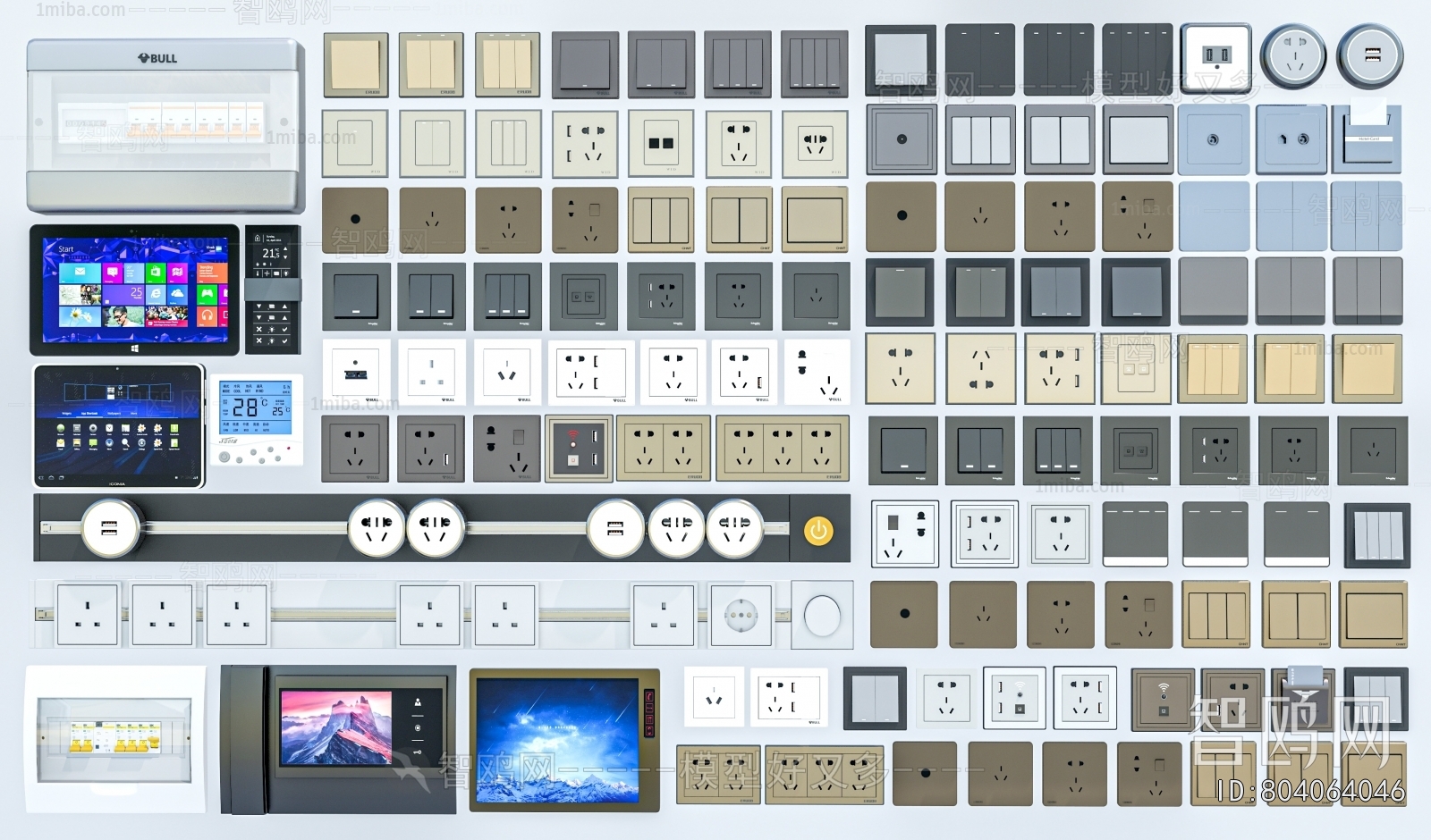 Modern Switch Socket Panel