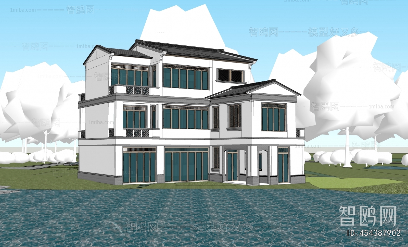 New Chinese Style Detached Villa