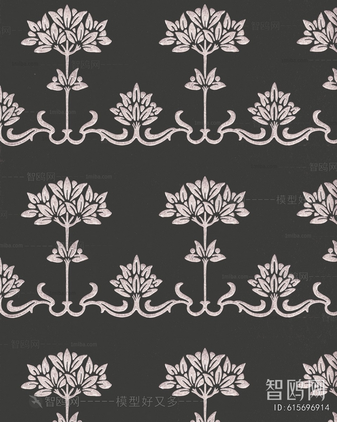 Animal And Plant Pattern Wallpaper