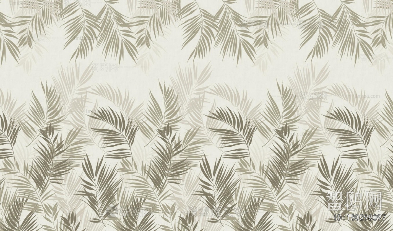 Animal And Plant Pattern Wallpaper