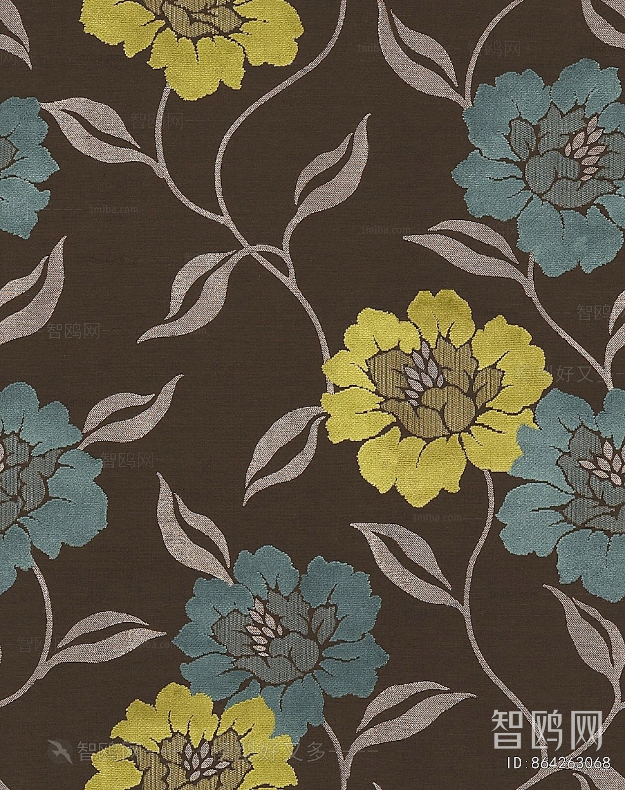 Animal And Plant Pattern Wallpaper