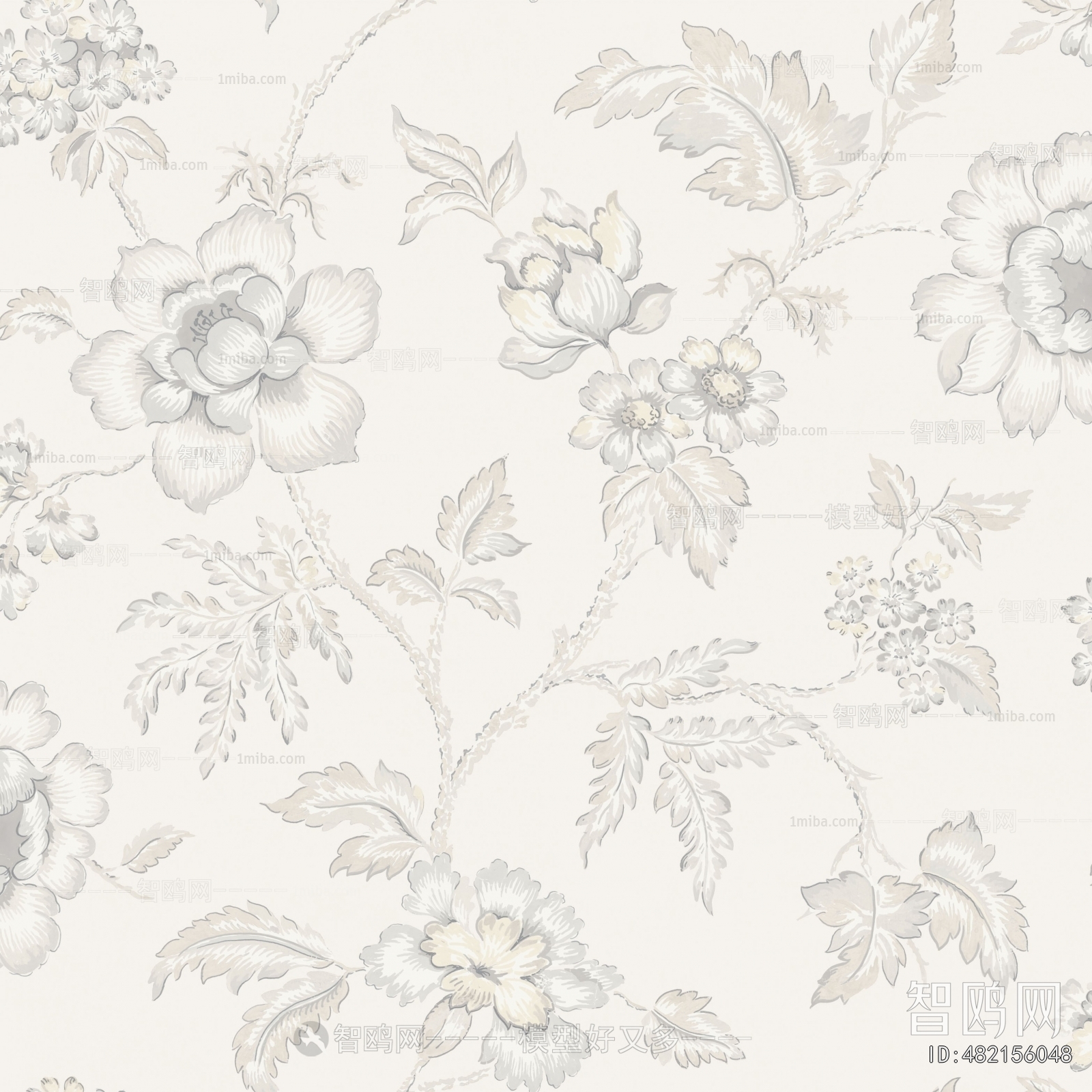 Animal And Plant Pattern Wallpaper