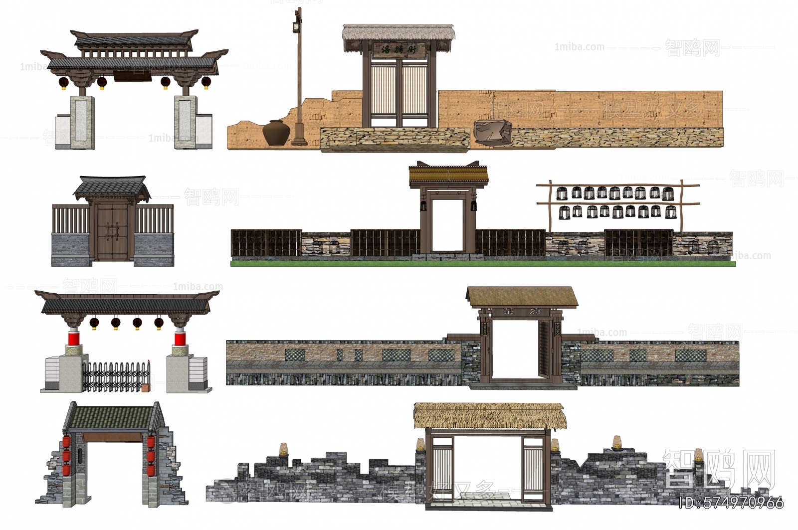 Chinese Style Facade Element