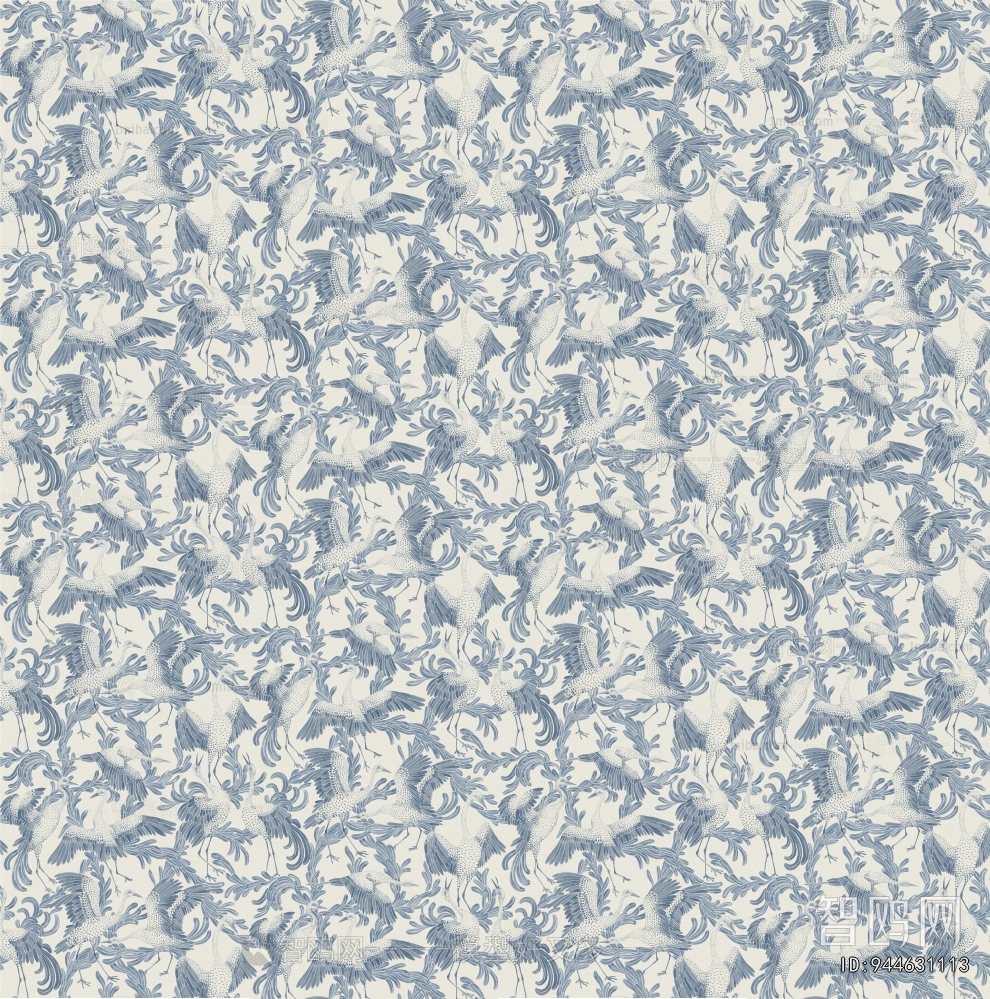 Animal And Plant Pattern Wallpaper