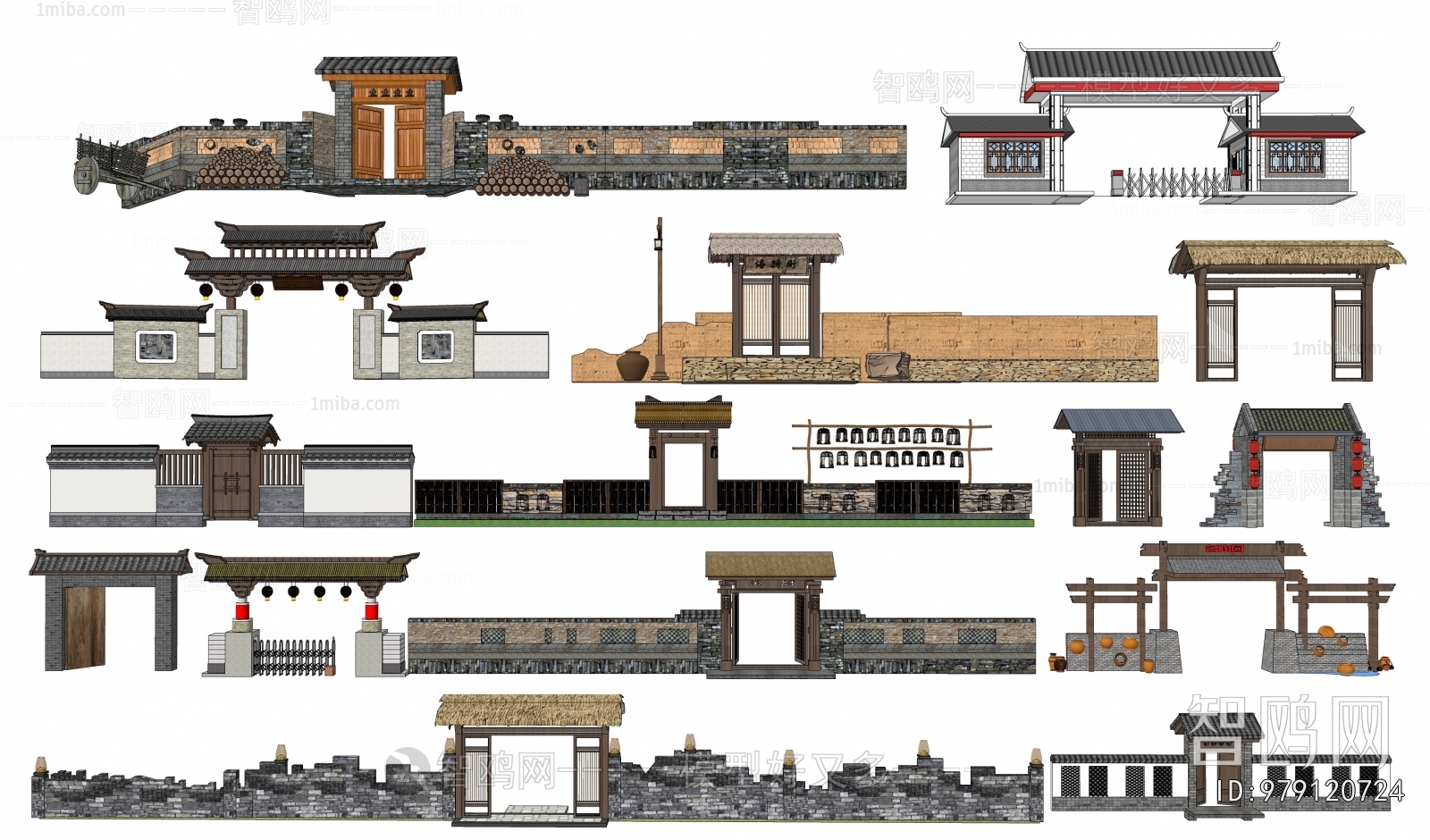 Chinese Style Facade Element