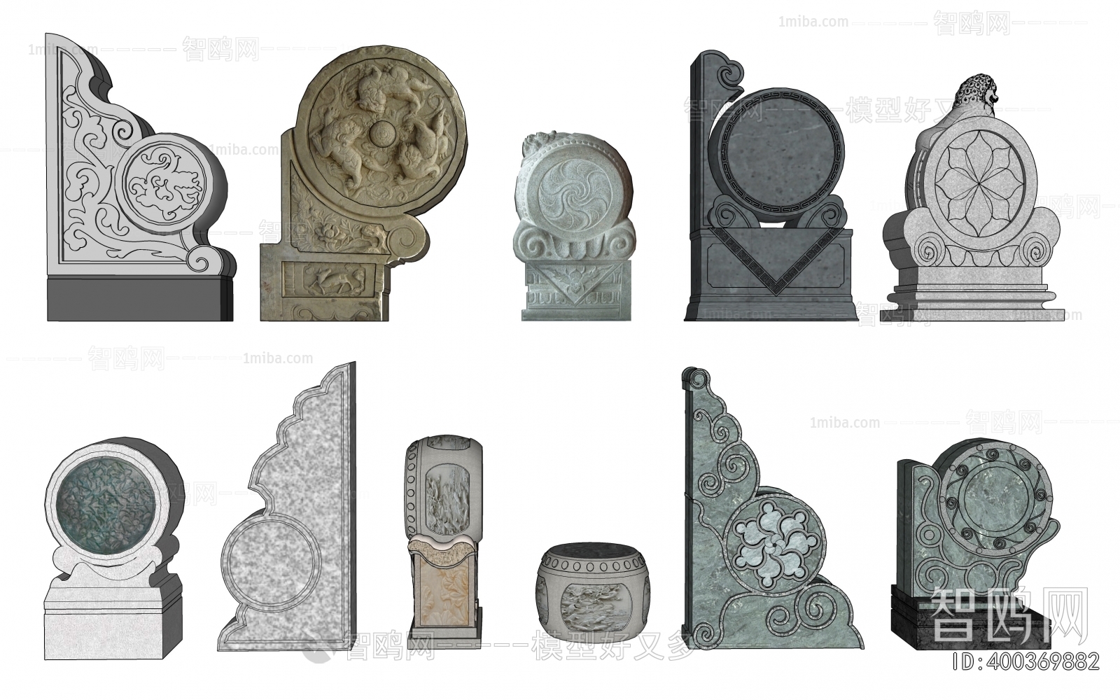 Chinese Style Stone Carving