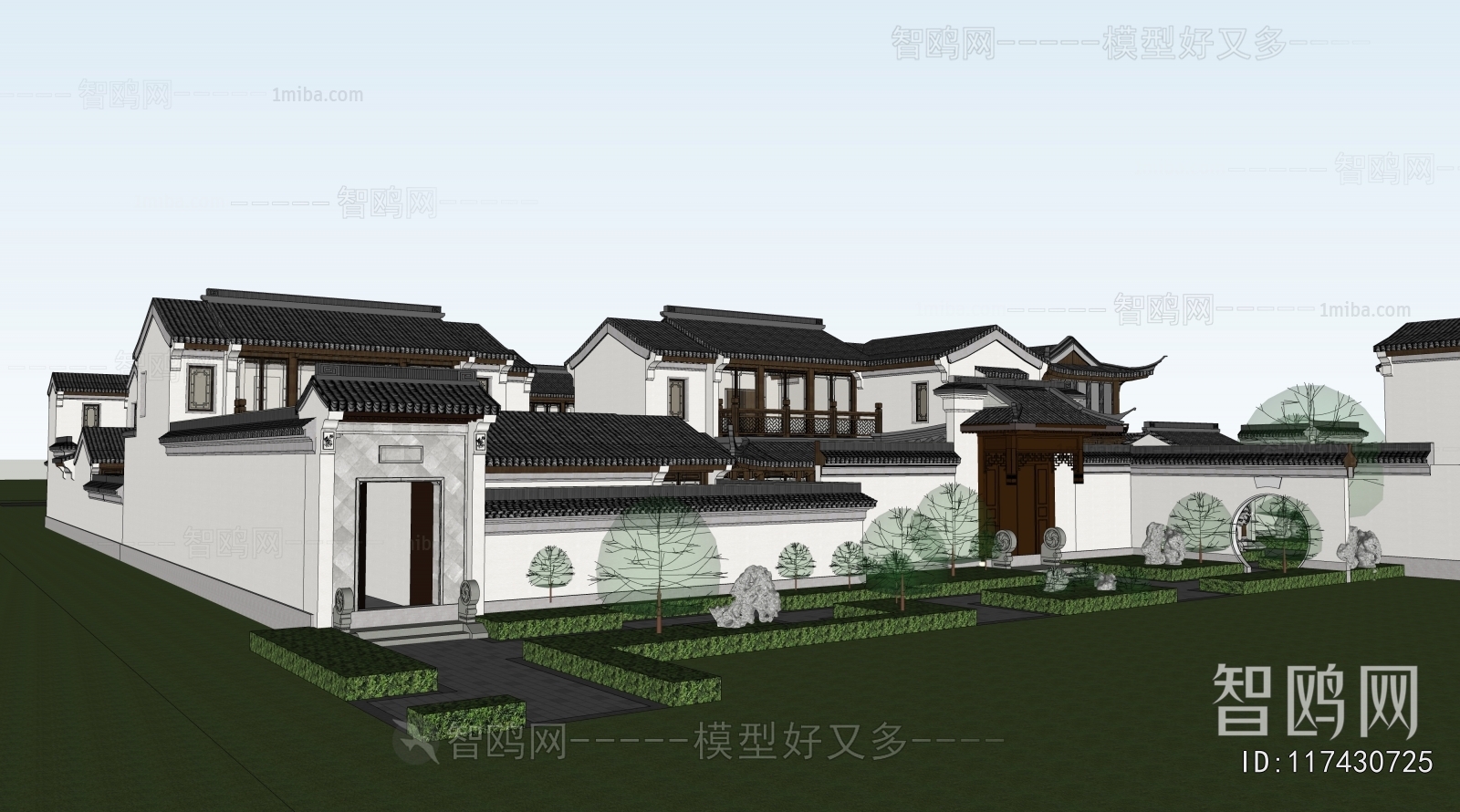 Chinese Style Residential Building