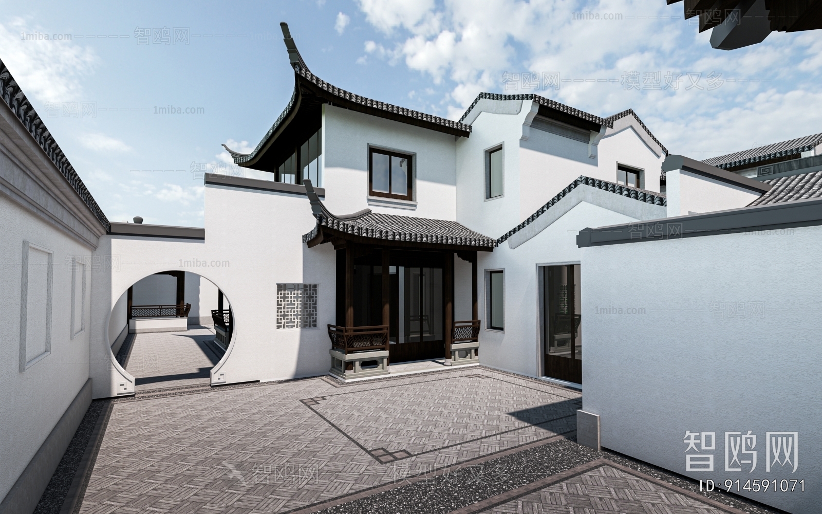 Chinese Style Residential Building